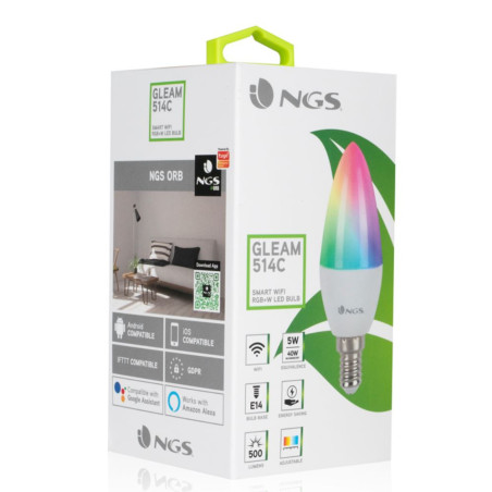 Ampoule Connectée NGS RGB et LED 5W · Smarty Paris